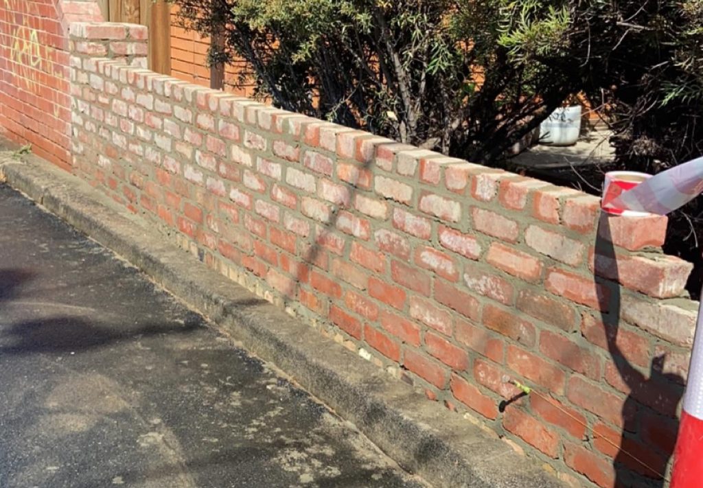 brick fence