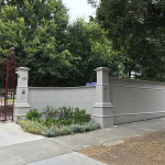 Regal grey brick fence by Alternative Bricklaying Regal grey brick fence