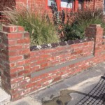Period suburban brick fence by Alternative Bricklaying Period suburban brick fence