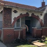 Period red brick verandah by alternative bricklaying Period red brick verandah